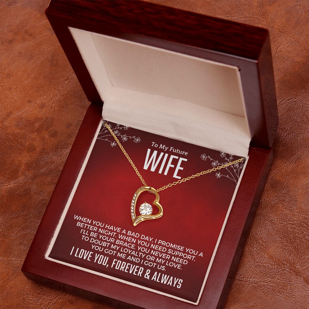 Future Wife, Mrs. Gift | I Love You Necklace 0733T4F