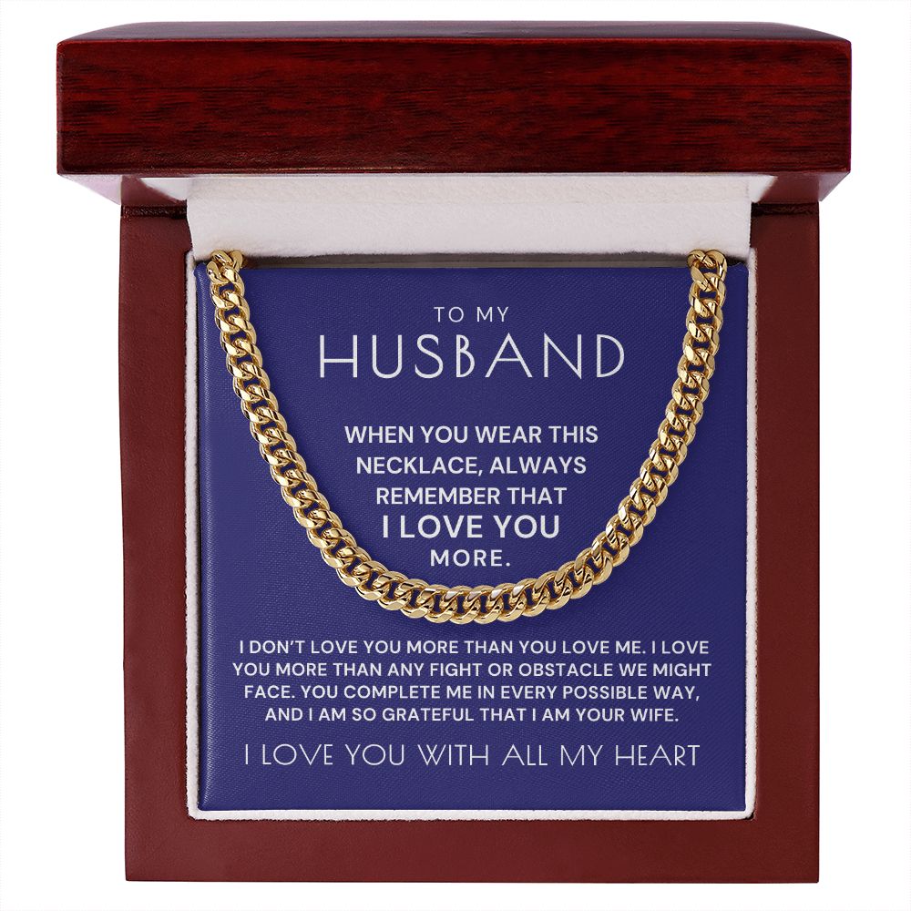 Gift For Husband | More Than Cuban Link Chain 0691T14