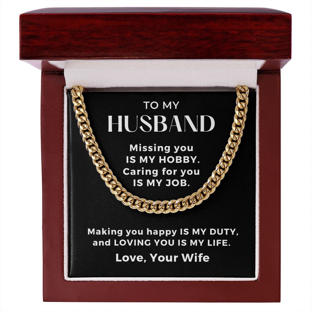 Gift For Husband | My Everything Cuban Link Chain 0767T5C