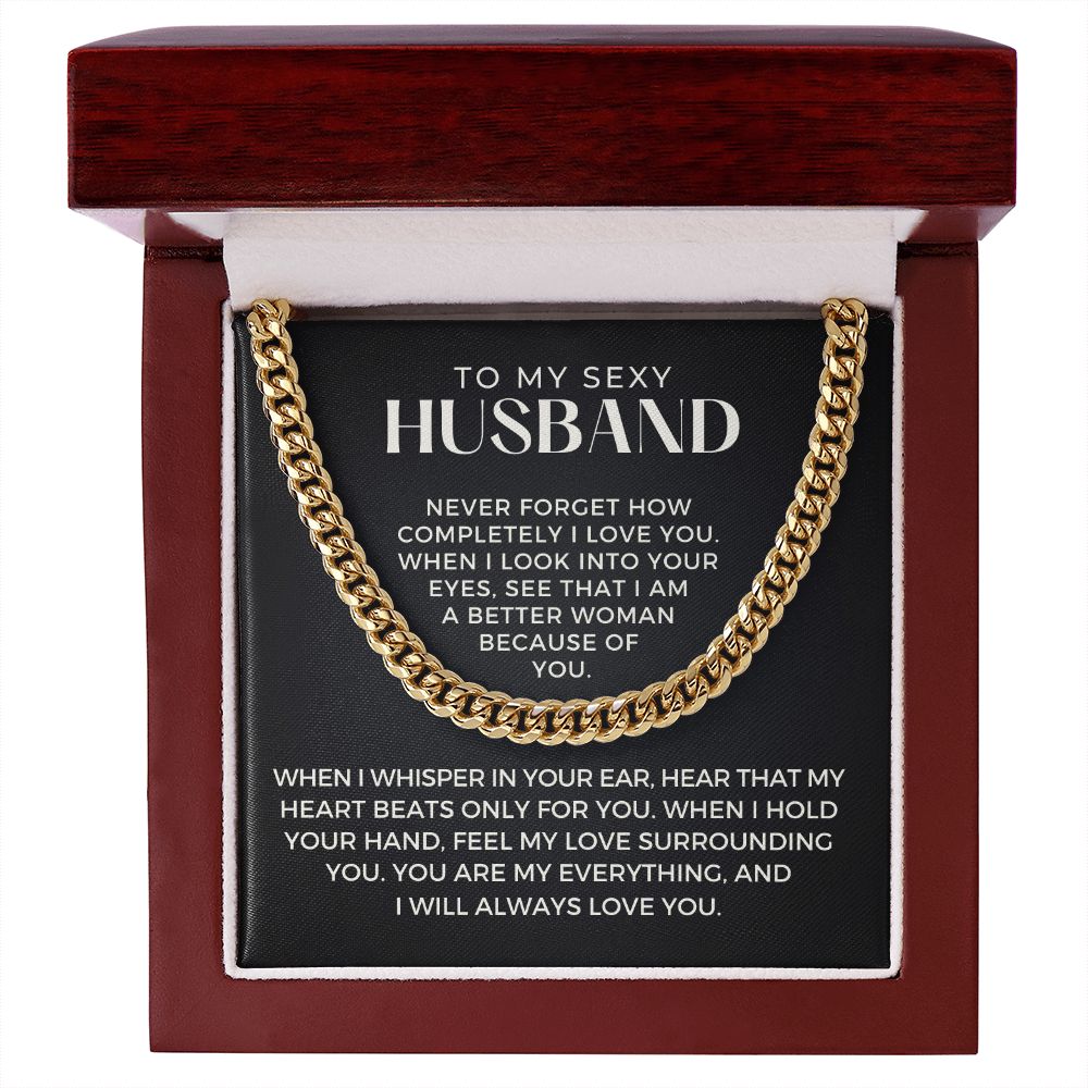 Gift For Husband | When I Cuban Link Chain 0700T4