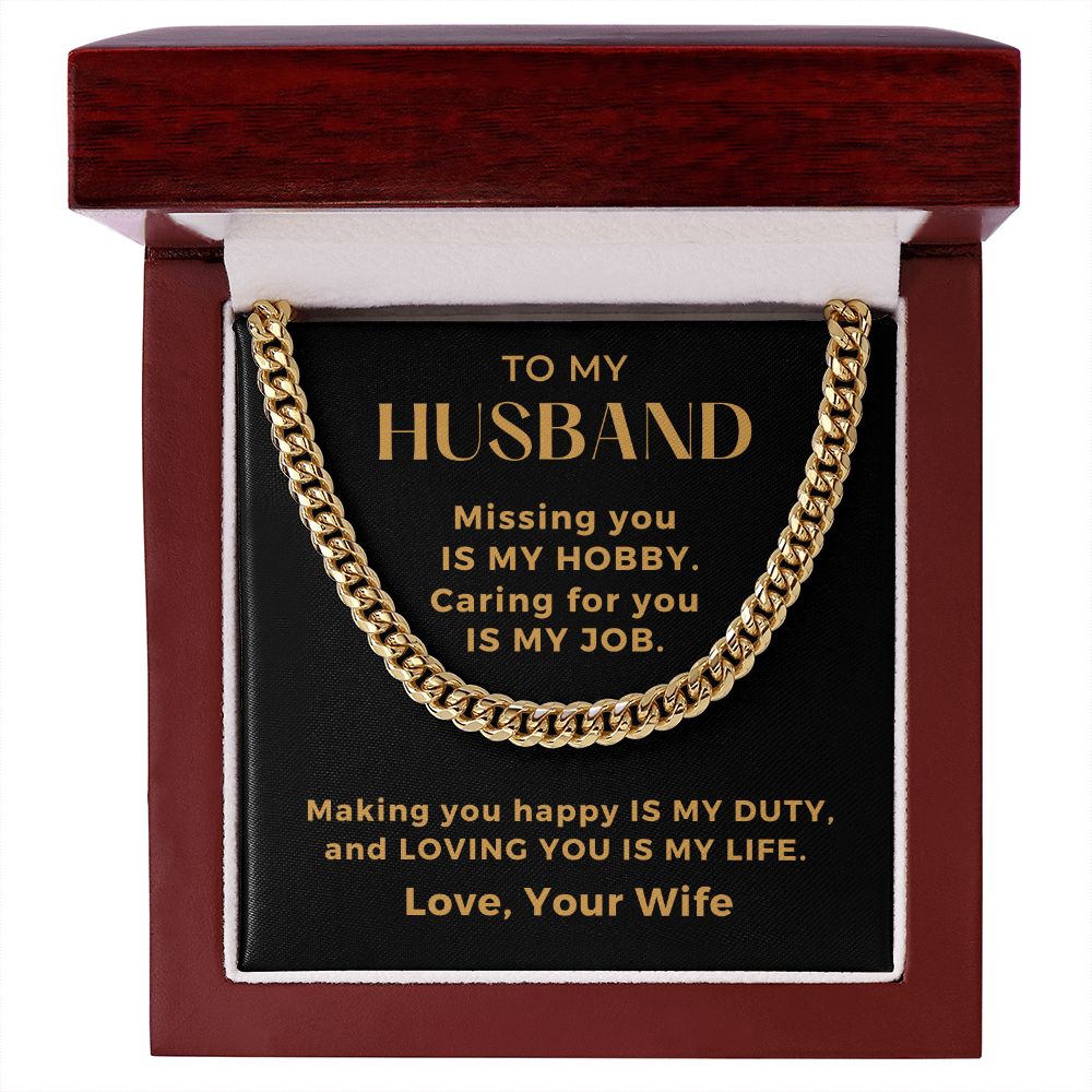 Gift For Husband | My Everything Cuban Link Chain 0767T6C