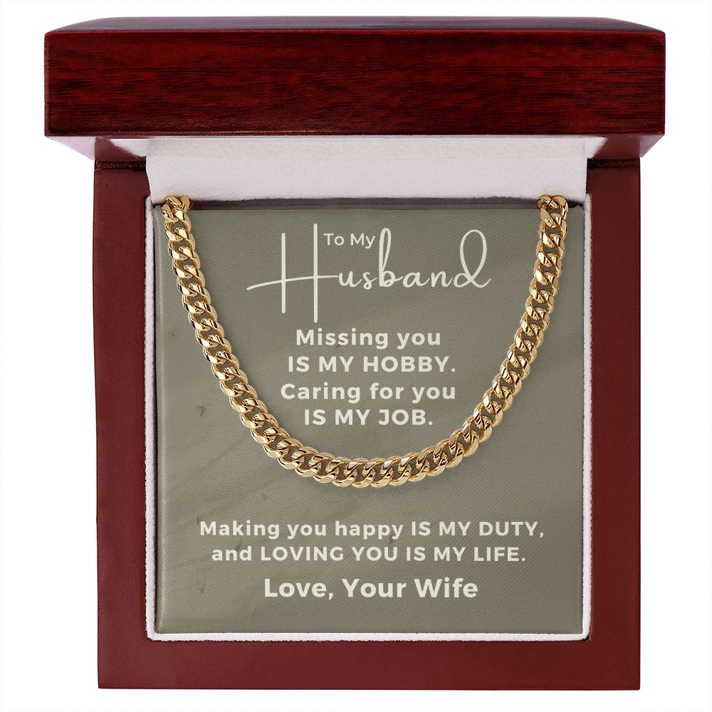 Gift For Husband | My Everything Cuban Link Chain 0767T8C