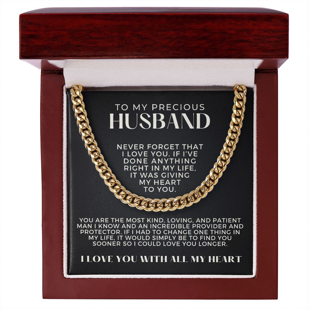 Gift For Husband | One Thing Cuban Link Chain 0693T4