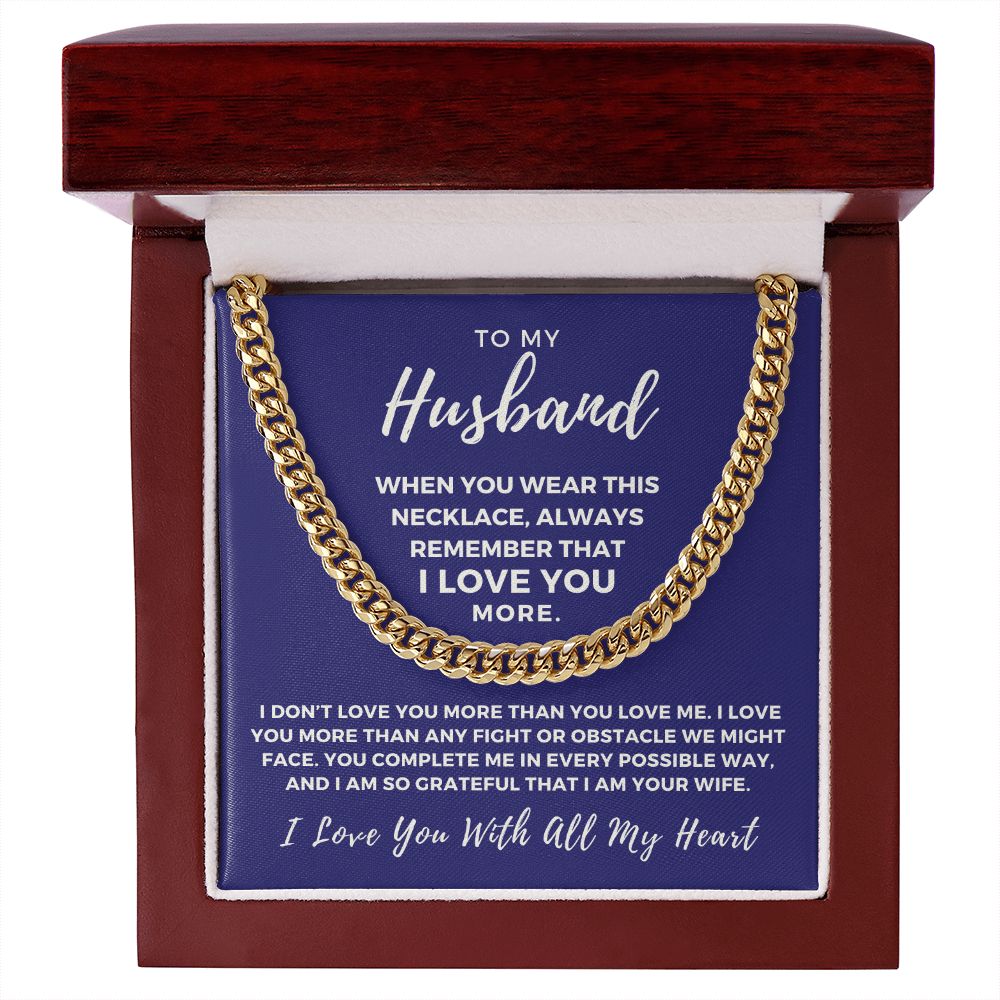 Gift For Husband | More Than Cuban Link Chain 0691T6