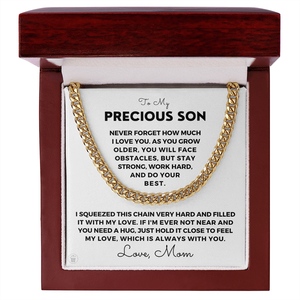 Gift for Adult Son From Mom | Best Things Cuban Link Chain 0598T3
