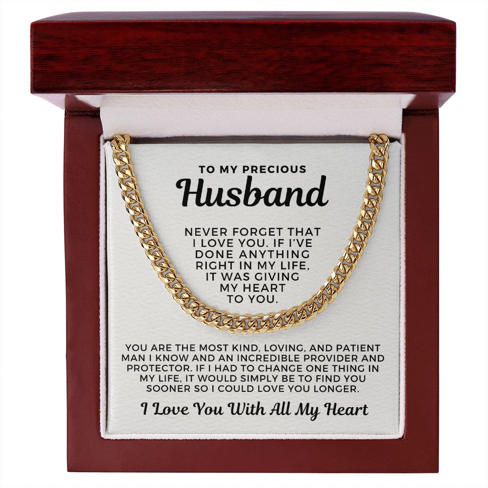 Gift For Husband | One Thing Cuban Link Chain 0693T1