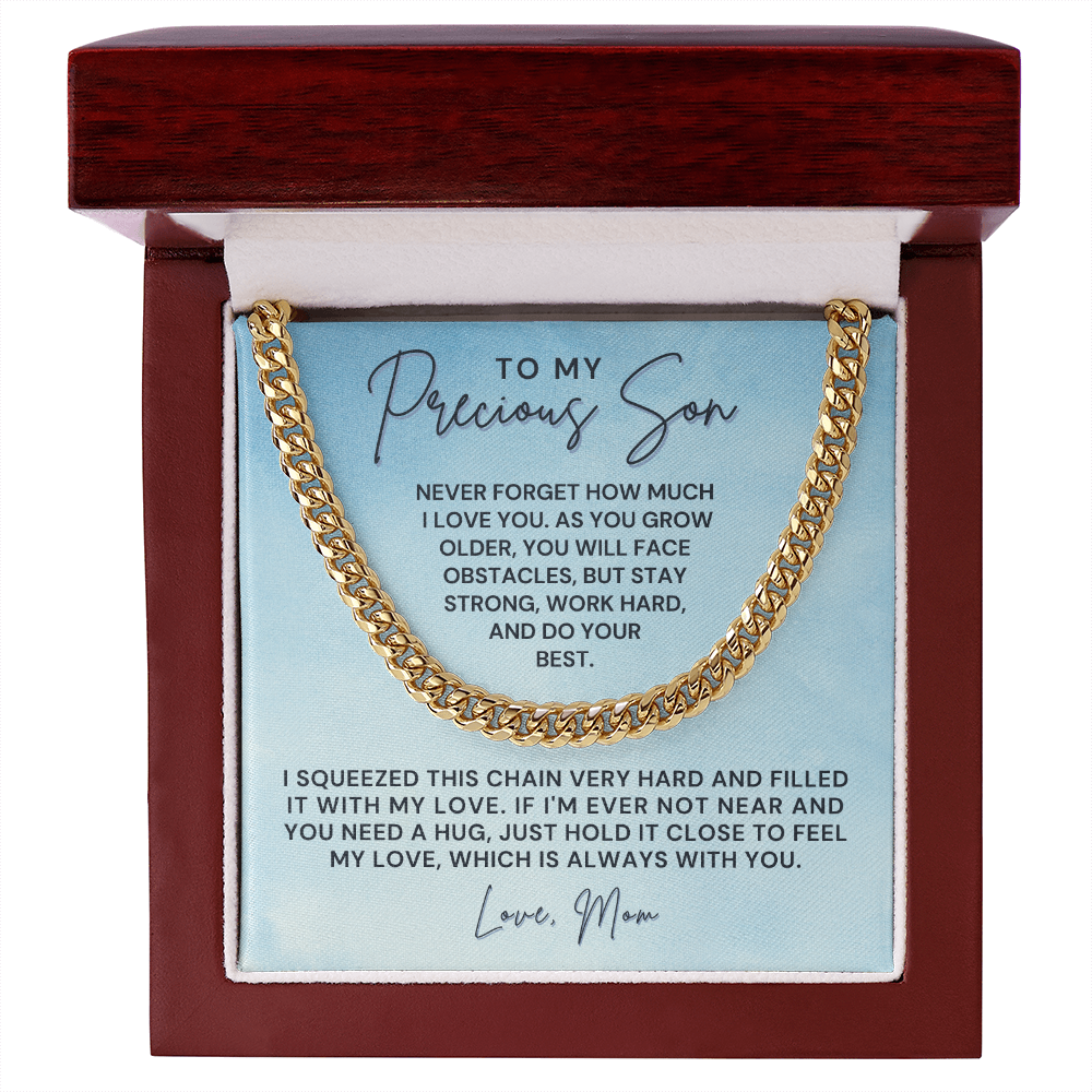Gift for Adult Son From Mom | Best Things Cuban Link Chain 0598T10