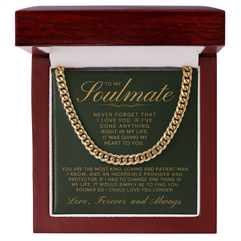 Soulmate Gift | One Thing Cuban Link Chain 0575T8