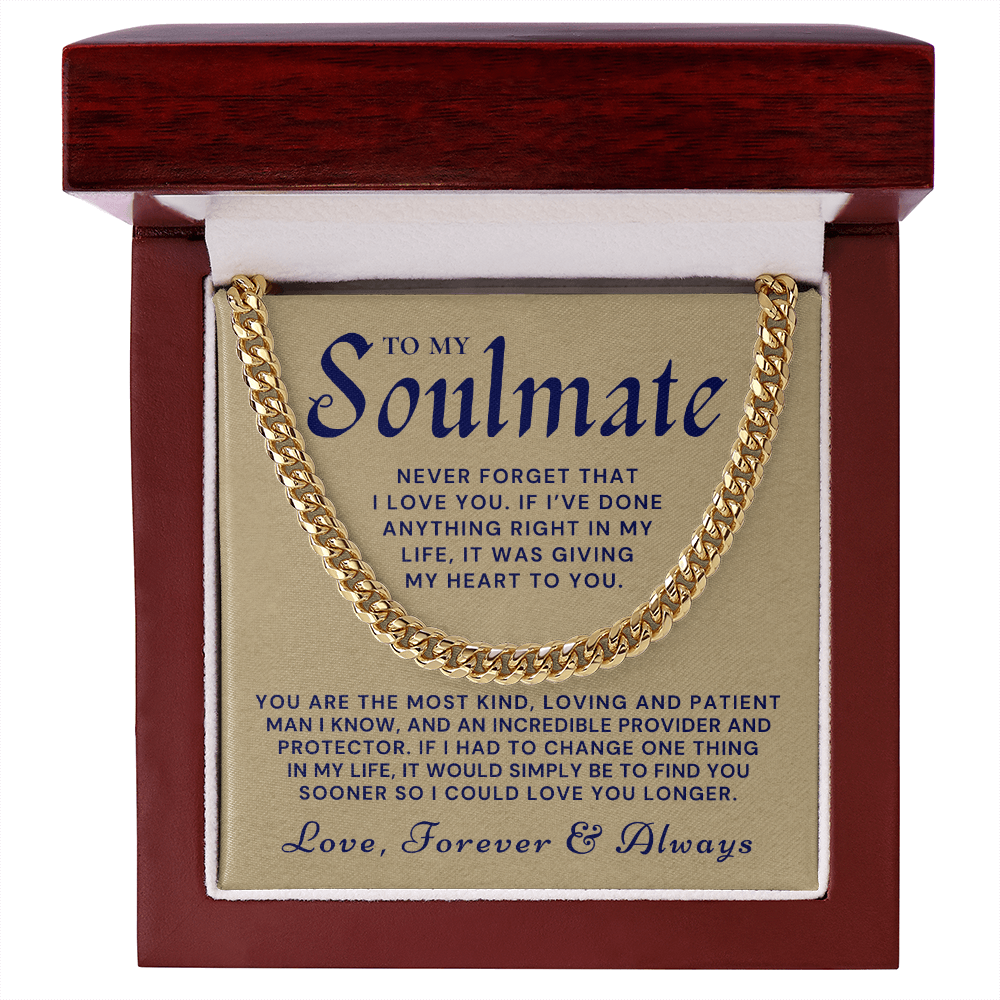Soulmate Gift | One Thing Cuban Link Chain 0575T3