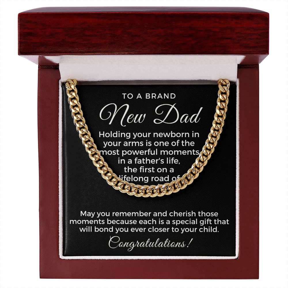 First Time Dad Gift | Special Gift Cuban Link Chain 0454T1