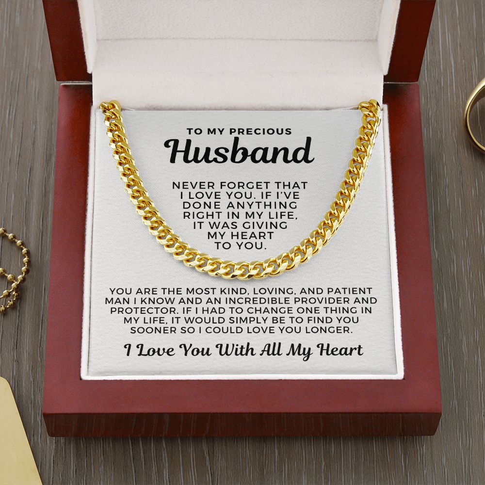 Gift For Husband | One Thing Cuban Link Chain 0693T1