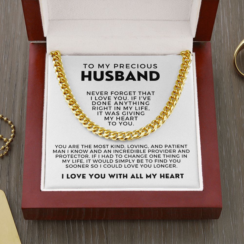 Gift For Husband | One Thing Cuban Link Chain 0693T2