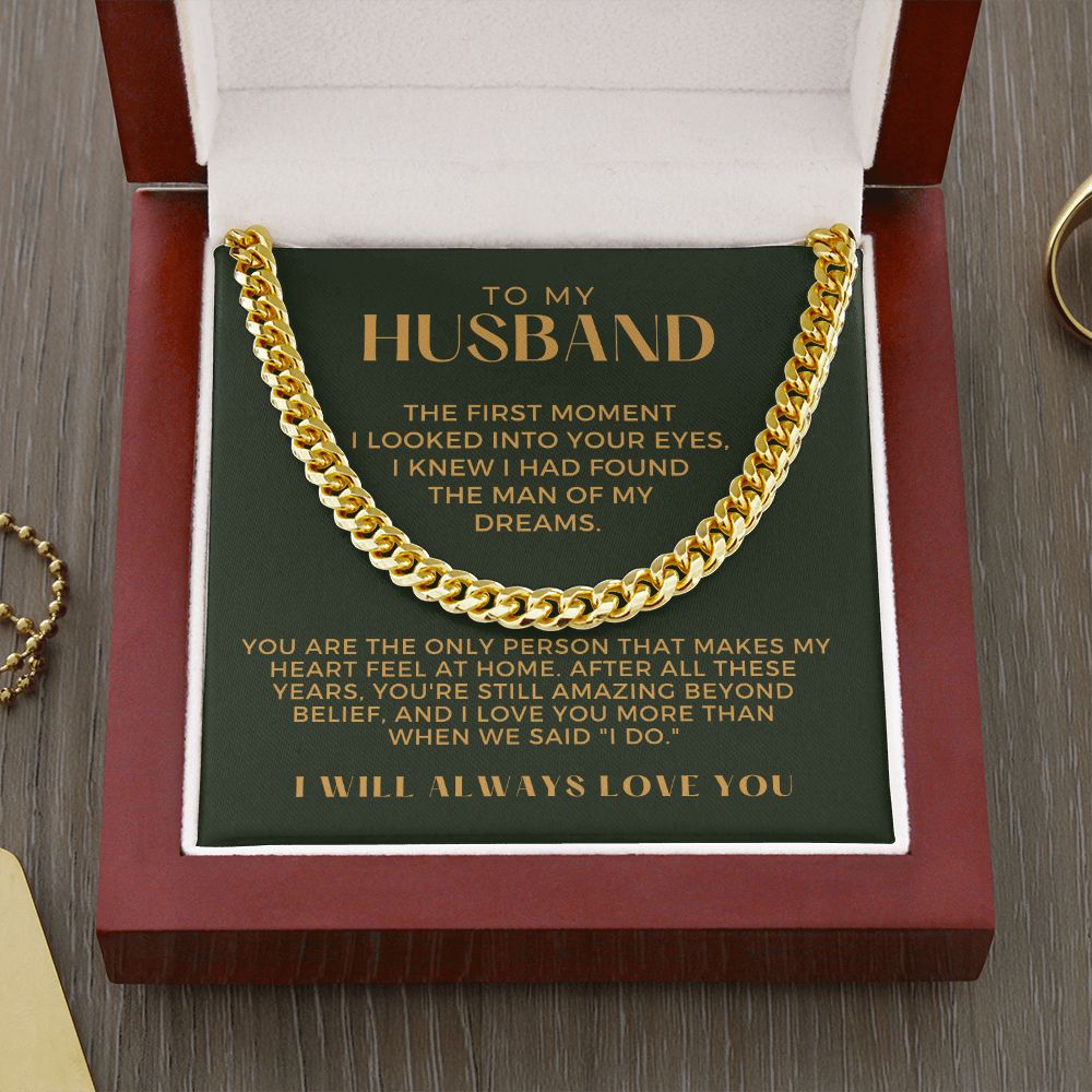 Gift For Husband | My Dreams Cuban Link Chain 0697T13