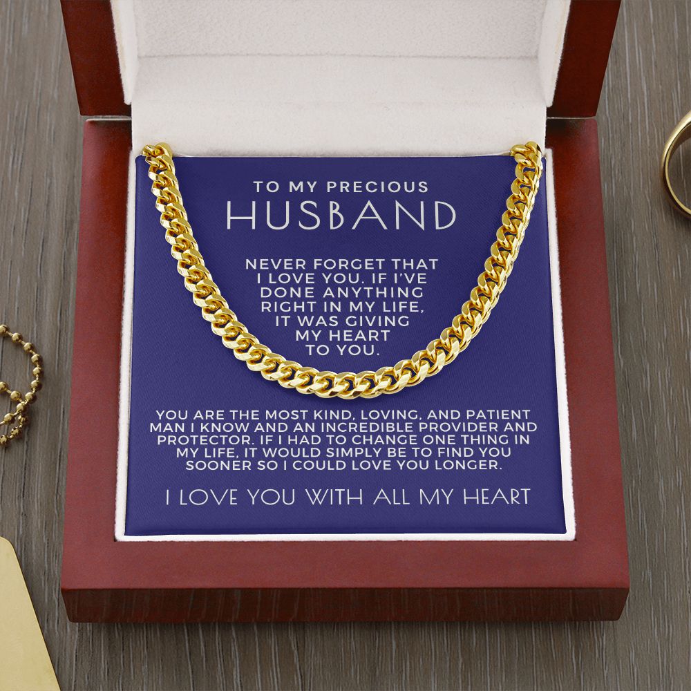 Gift For Husband | One Thing Cuban Link Chain 0693T14