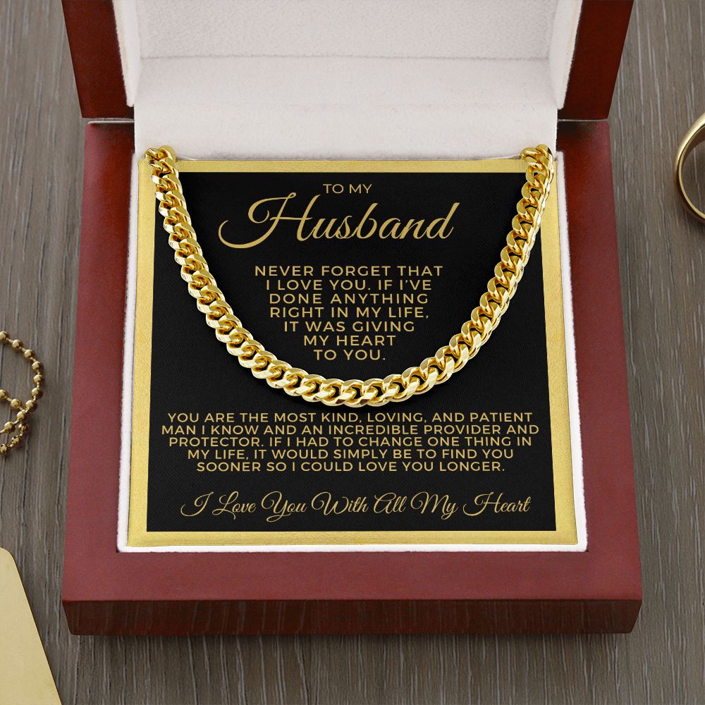 Gift For Husband | One Thing Cuban Link Chain 0693T11