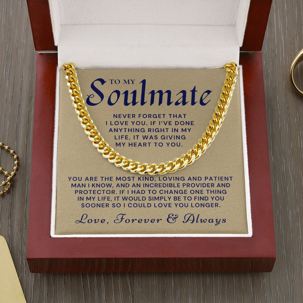 Soulmate Gift | One Thing Cuban Link Chain 0575T3