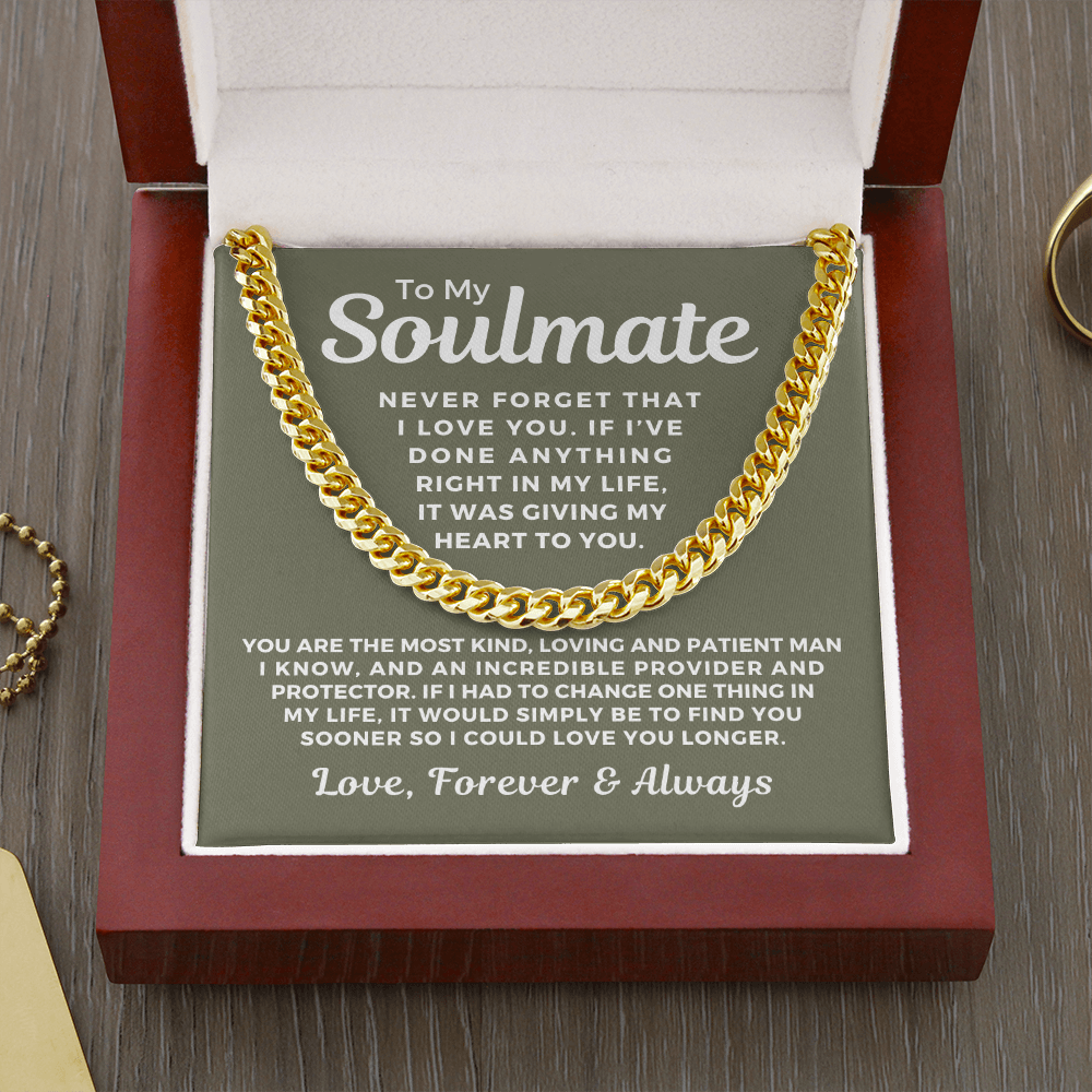 Soulmate Gift | One Thing Cuban Link Chain 0575T7