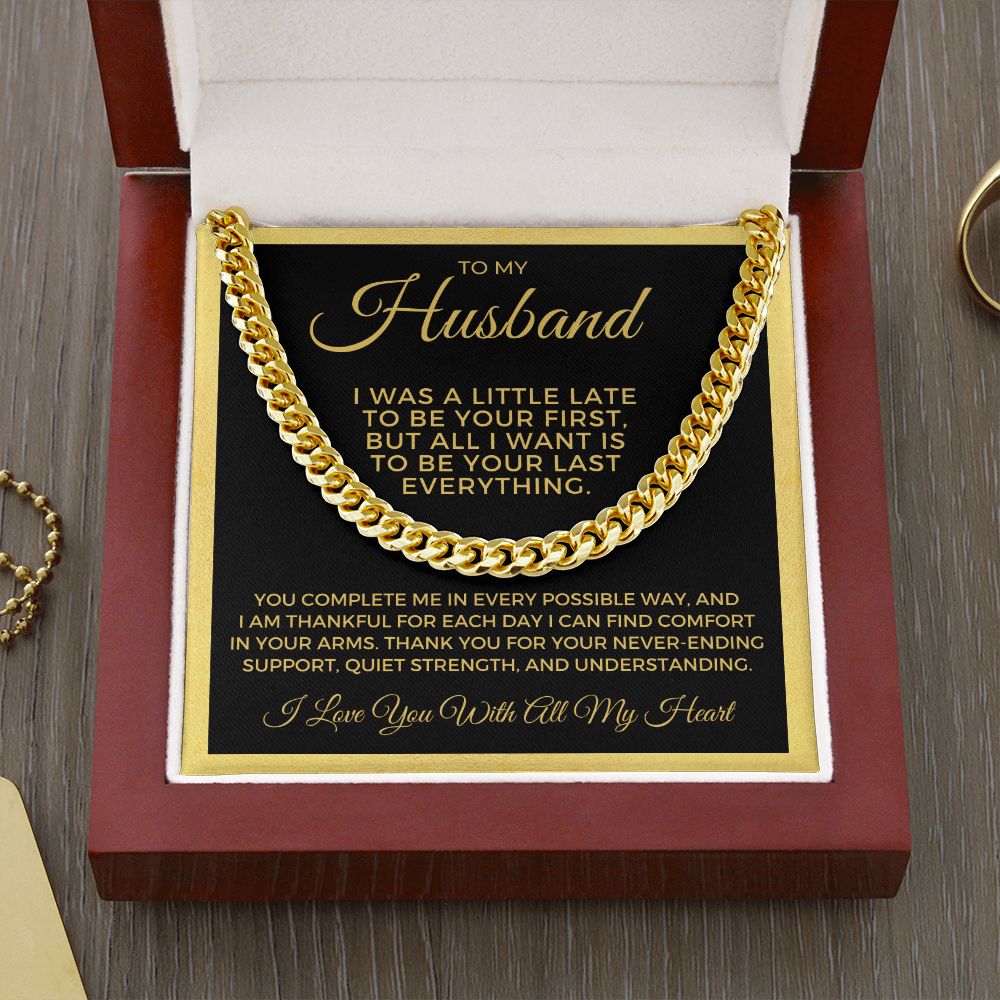 Gift For Husband | Last Everything Cuban Link Chain 0696T11