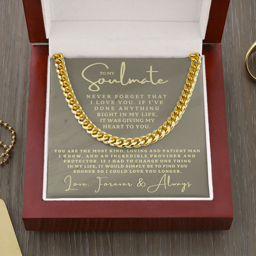 Soulmate Gift | One Thing Cuban Link Chain 0575T9