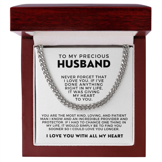 Gift For Husband | One Thing Cuban Link Chain 0693T2