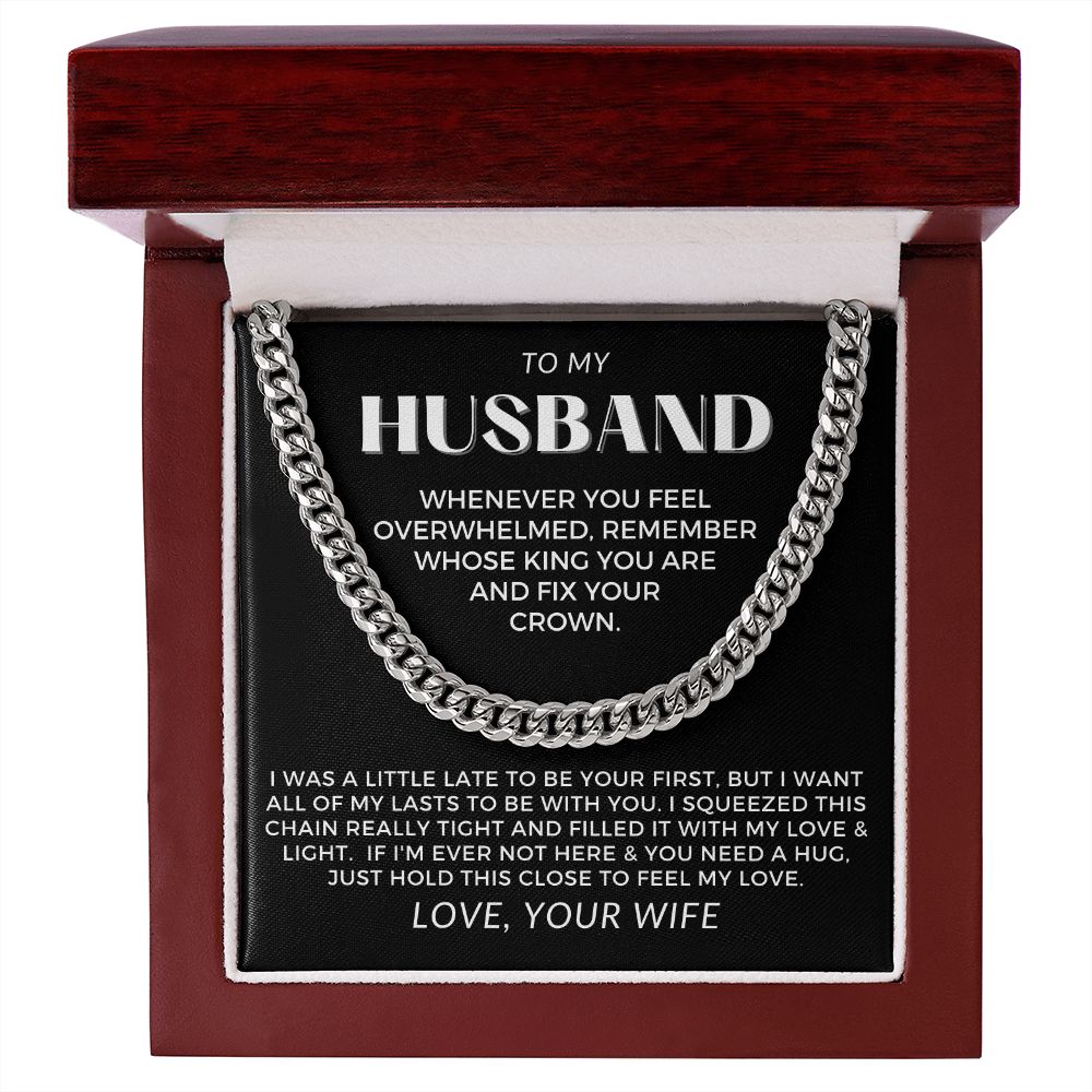 Gift For Husband | My Love Cuban Link Necklace 0782T5C