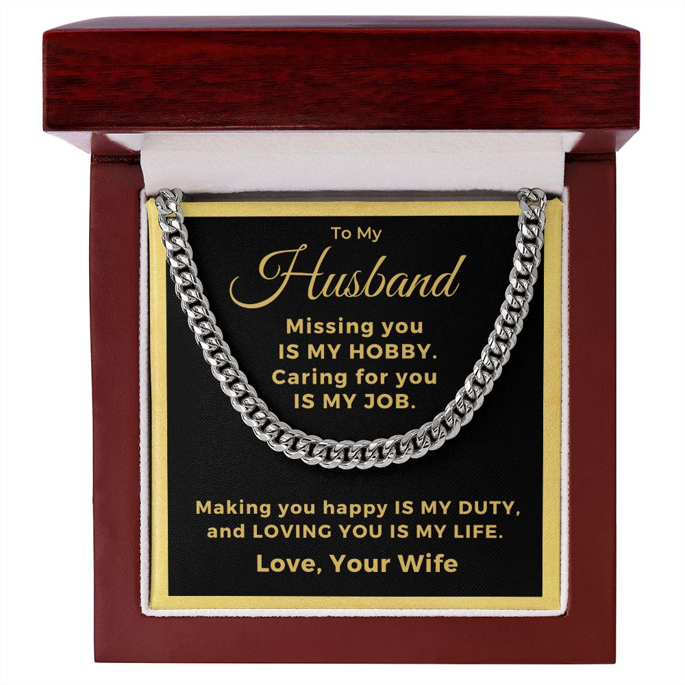 Gift For Husband | My Everything Cuban Link Chain 0767T7C