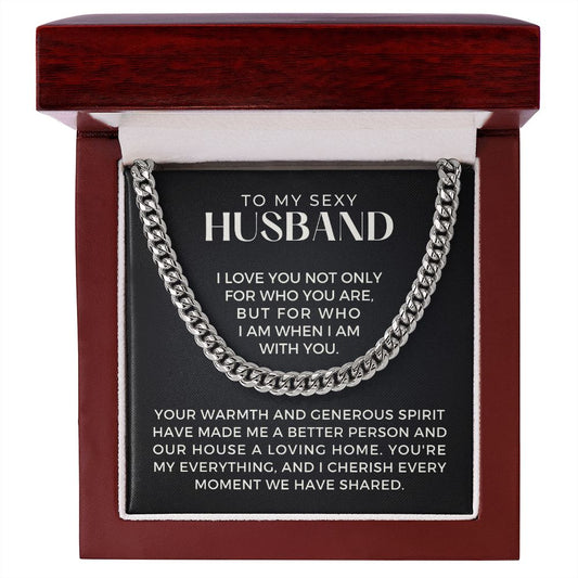 Gift For Husband | My Everything Cuban Link Chain 0698T4