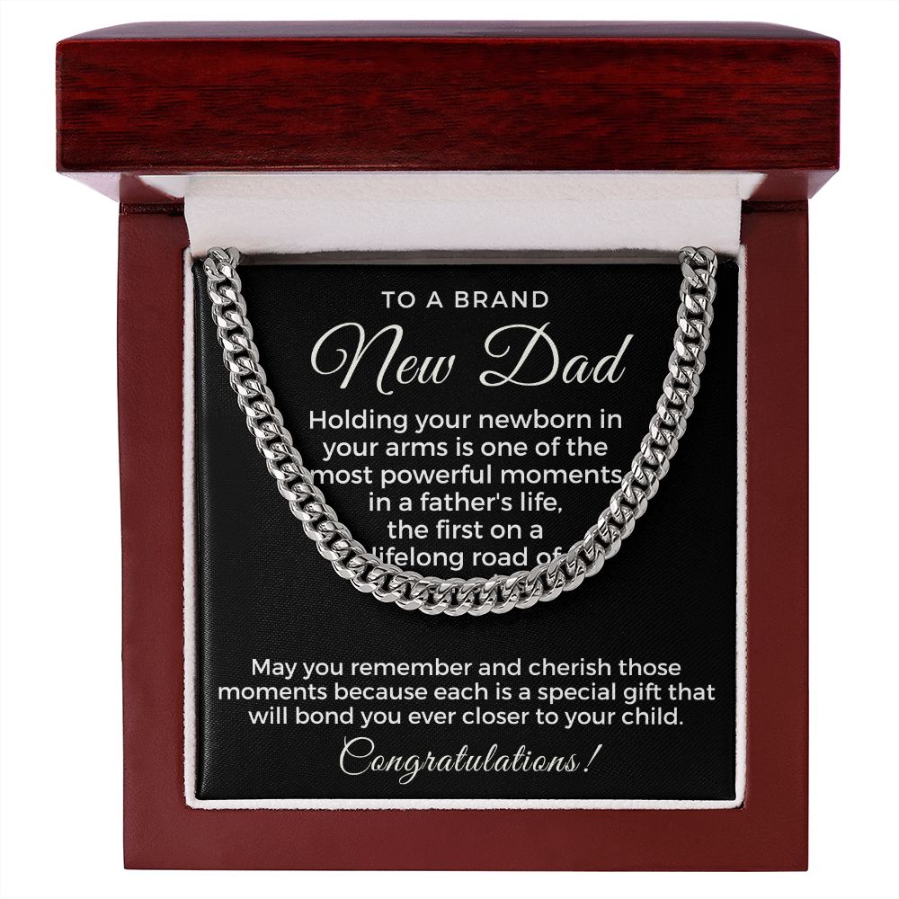First Time Dad Gift | Special Gift Cuban Link Chain 0454T1