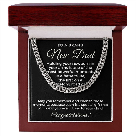 First Time Dad Gift | Special Gift Cuban Link Chain 0454T1