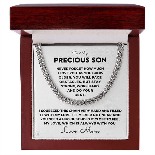 Gift for Adult Son From Mom | Best Things Cuban Link Chain 0598T3