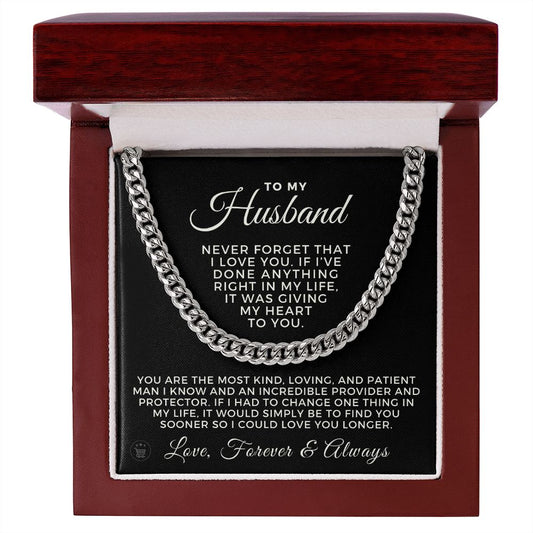 Gift For Husband | One Thing Cuban Link Chain 0711T8