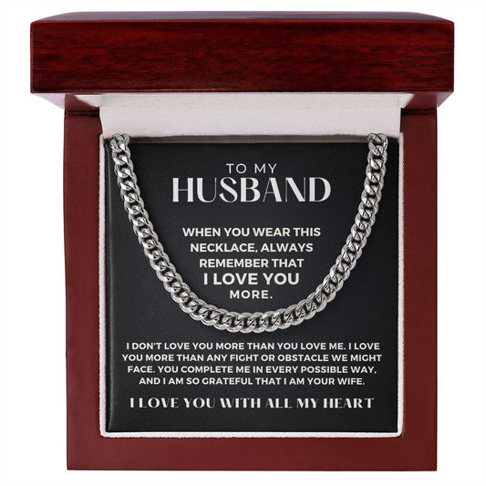Gift For Husband | More Than Cuban Link Chain 0691T4