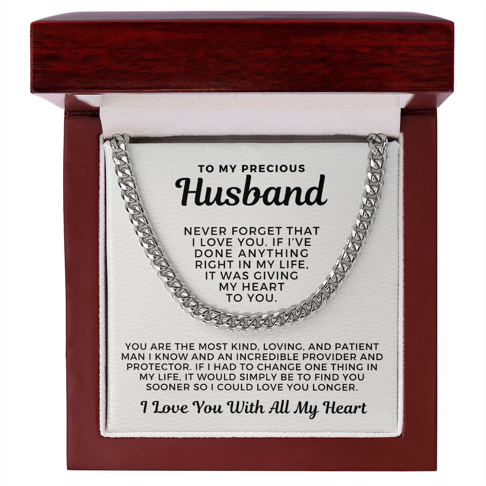 Gift For Husband | One Thing Cuban Link Chain 0693T1
