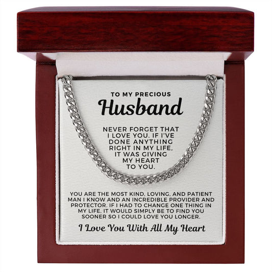 Gift For Husband | One Thing Cuban Link Chain 0693T1