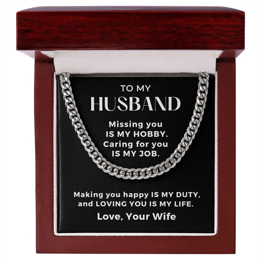 Gift For Husband | My Everything Cuban Link Chain 0767T5C