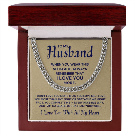 Gift For Husband | More Than Cuban Link Chain 0691T9
