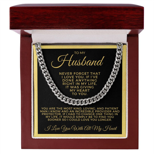 Gift For Husband | One Thing Cuban Link Chain 0693T11