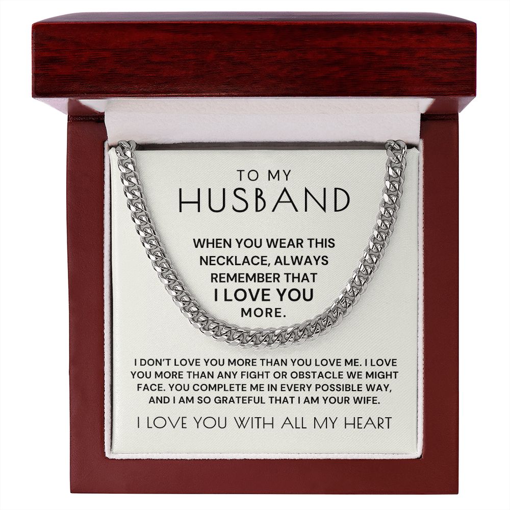 Gift For Husband | More Than Cuban Link Chain 0691T3