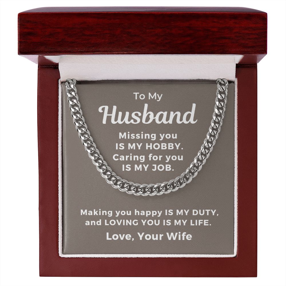 Gift For Husband | My Everything Cuban Link Chain 0767T2C