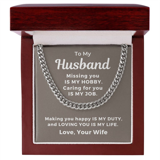 Gift For Husband | My Everything Cuban Link Chain 0767T2C