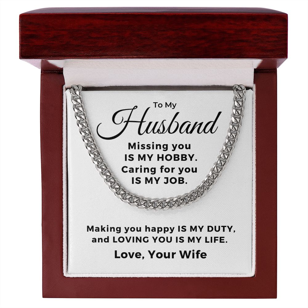 Gift For Husband | My Everything Cuban Link Chain 0767T9C