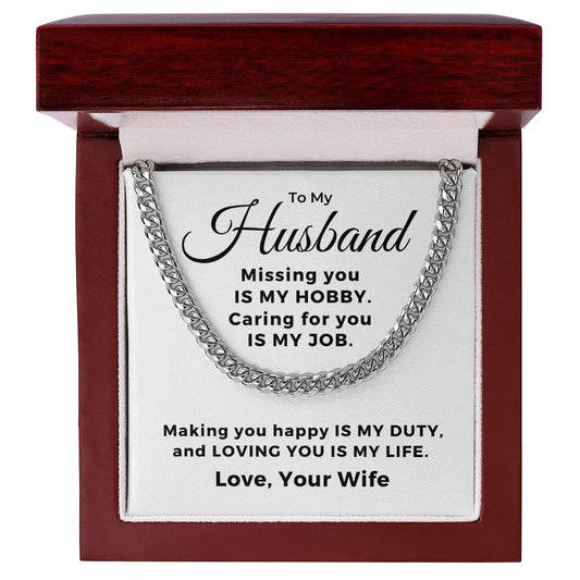 Gift For Husband | My Everything Cuban Link Chain 0767T9C