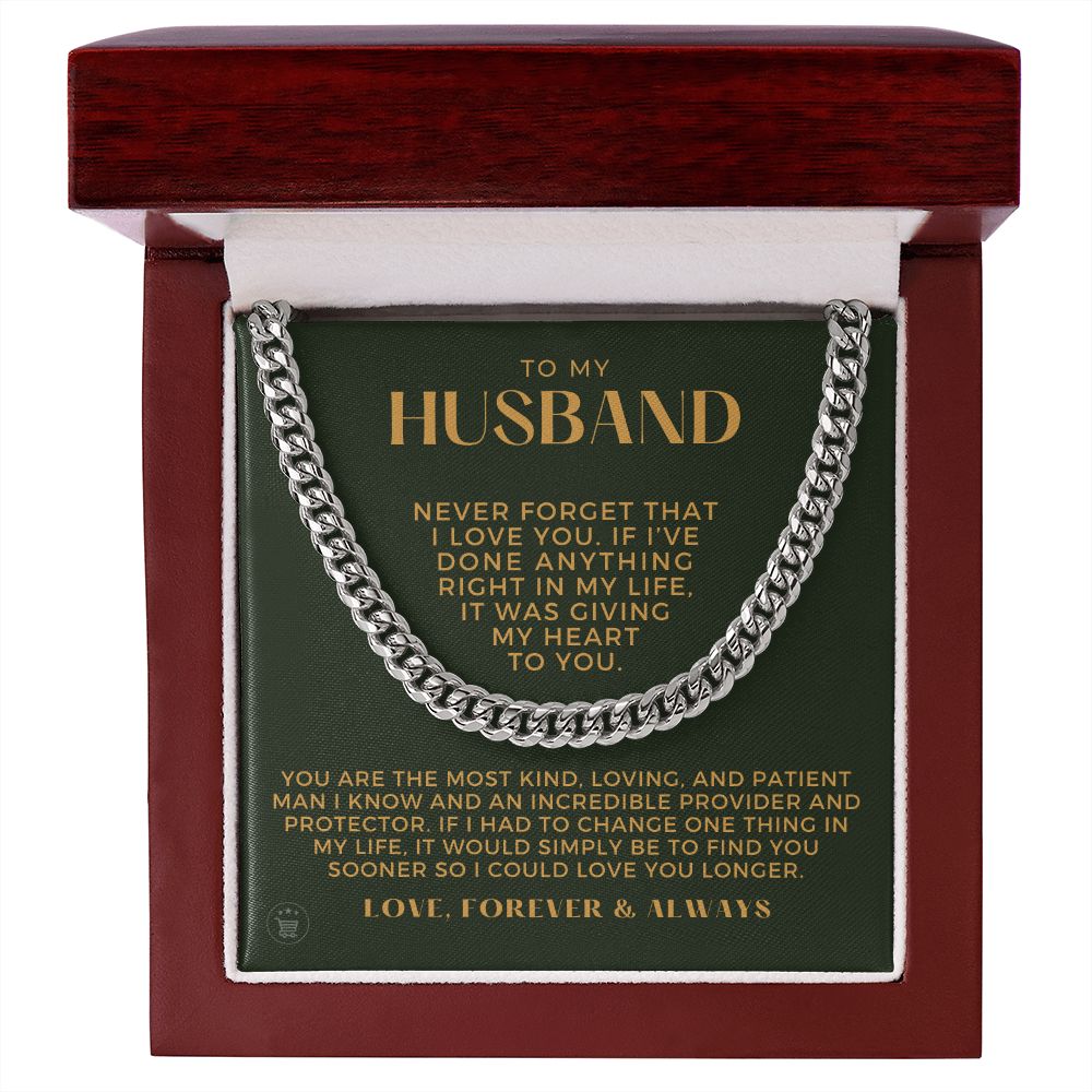 Gift For Husband | One Thing Cuban Link Chain 0711T4