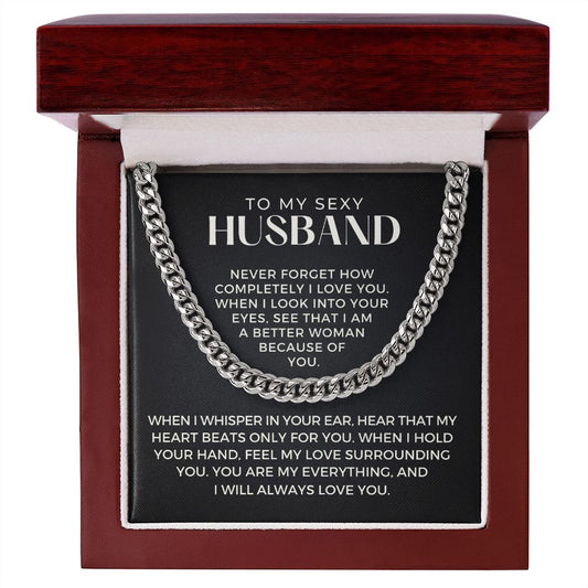 Gift For Husband | When I Cuban Link Chain 0700T4