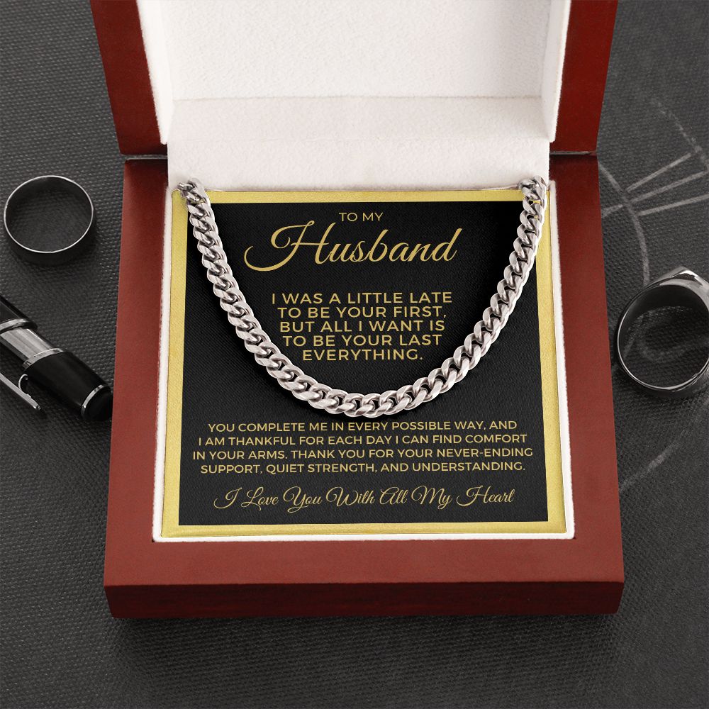 Gift For Husband | Last Everything Cuban Link Chain 0696T11