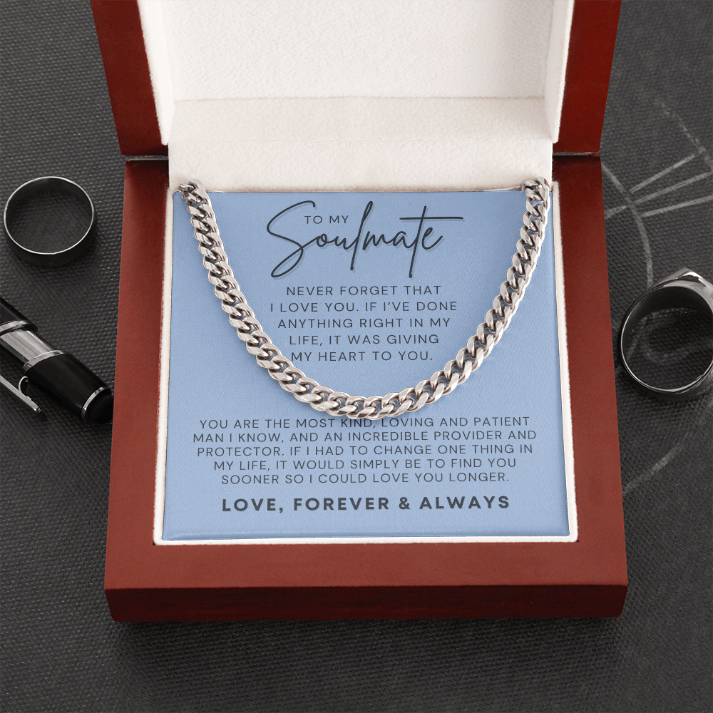 Soulmate Gift | One Thing Cuban Link Chain 0575T4