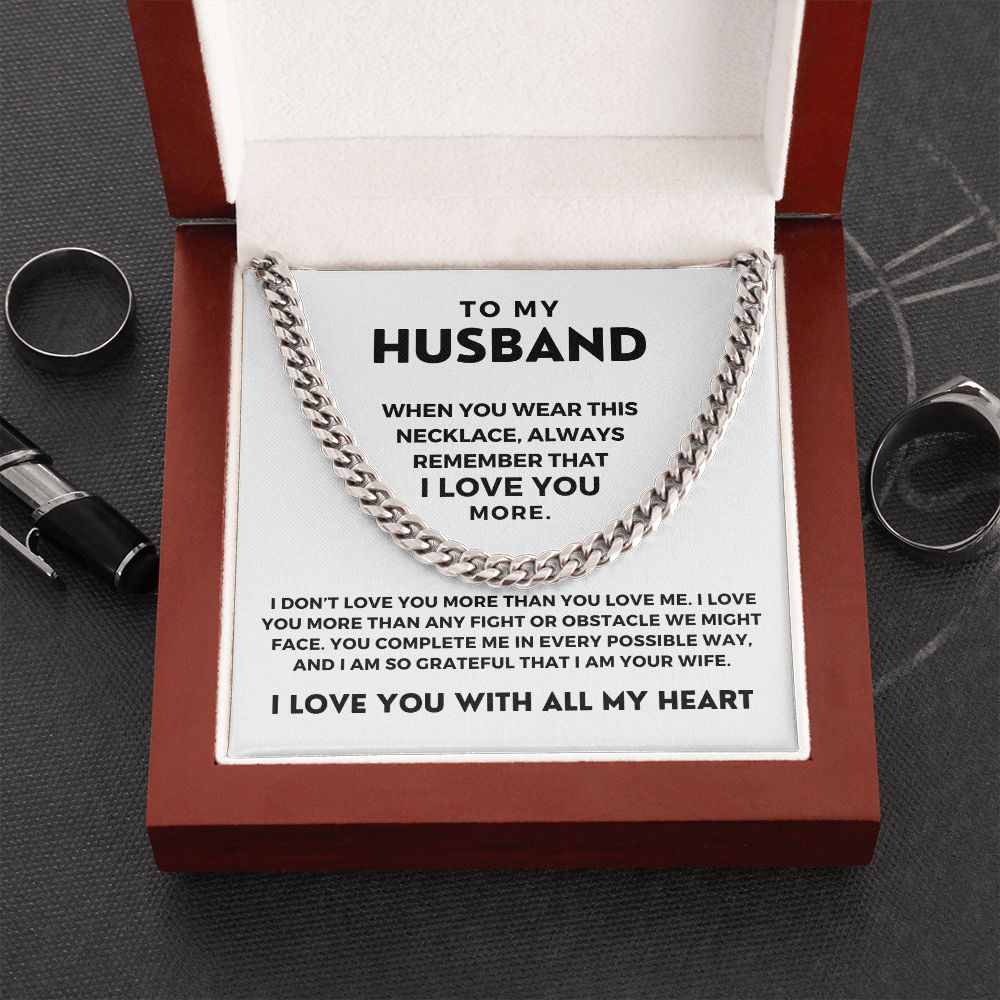 Gift For Husband | More Than Cuban Link Chain 0691T2