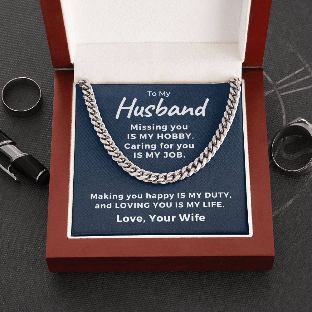 Gift For Husband | My Everything Cuban Link Chain 0767T11C