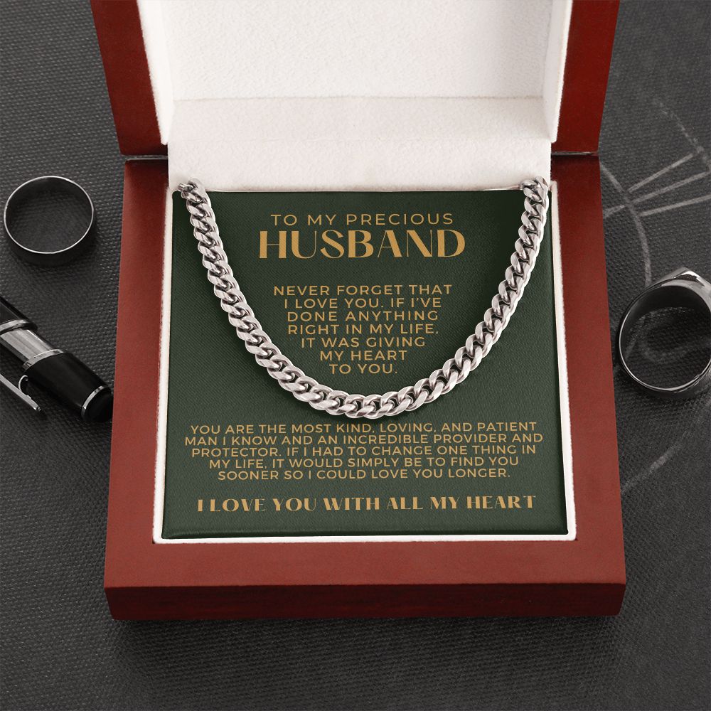 Gift For Husband | One Thing Cuban Link Chain 0693T13