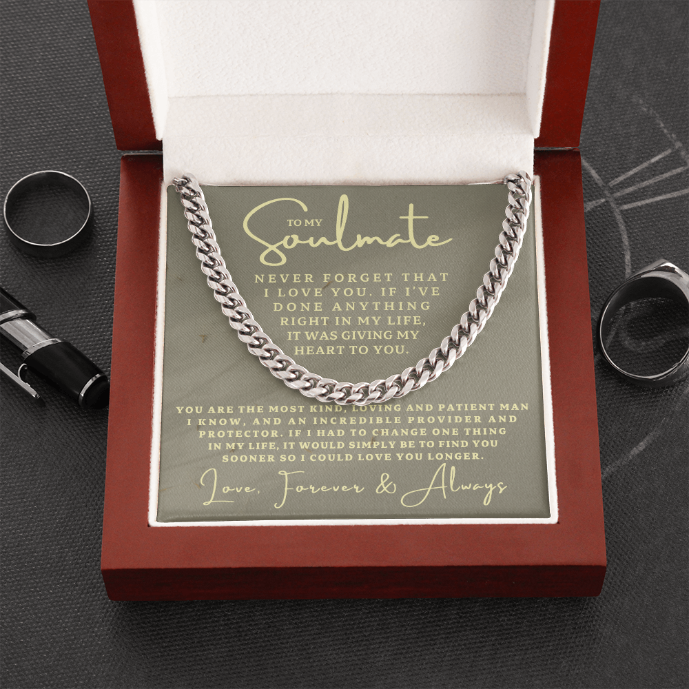 Soulmate Gift | One Thing Cuban Link Chain 0575T9